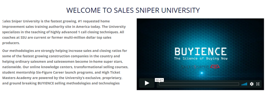 Buyience-Sales-Sniper-University-Download