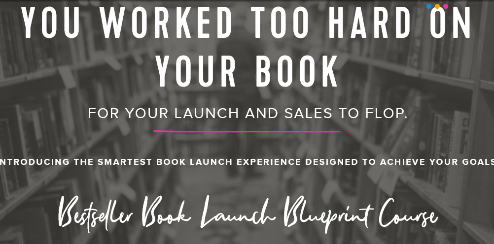 Amber Vilhauer bestseller book launch blueprint free download