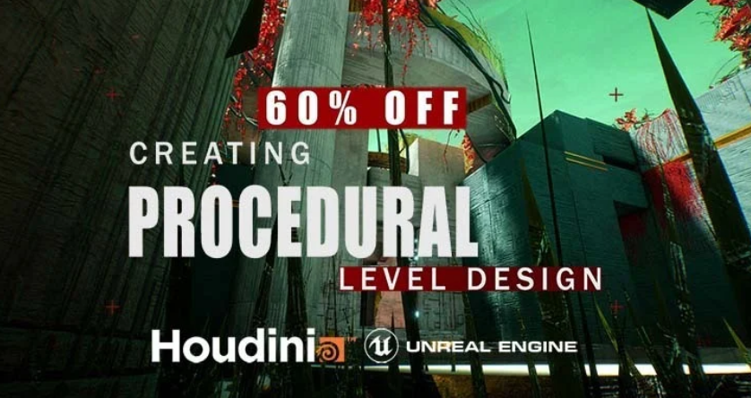 Gumroad-Houdini-Tutorial-Procedural-Level-Design-In-UE4-Free-Download
