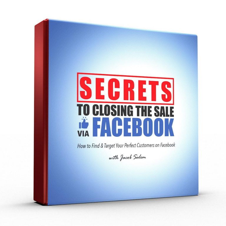 Jacob-Salem-Secrets-to-Closing-The-Sale-via-Facebook-Free-Download