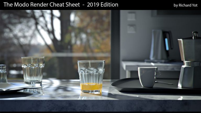 Richard-Yot-The-Modo-Render-Cheat-Sheet-2019-Free-Download