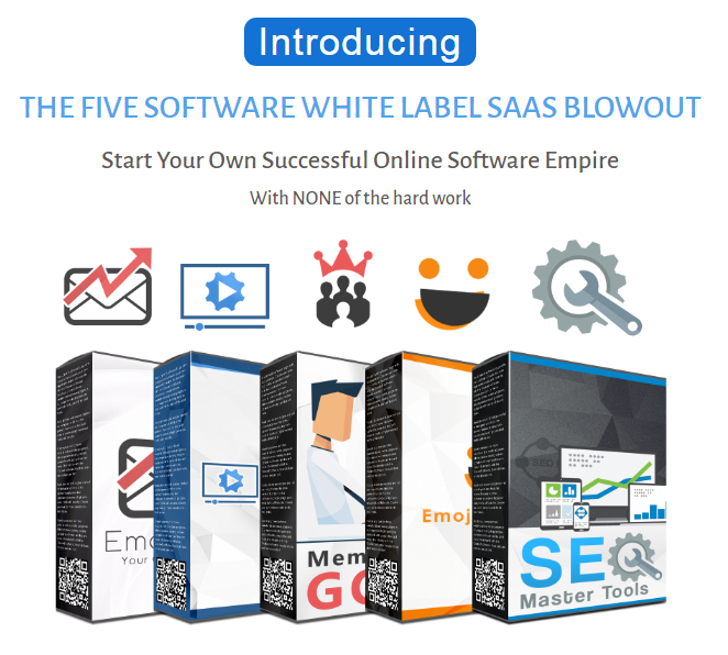 THE-FIVE-SOFTWARE-WHITE-LABEL-SAAS-BLOWOUT-Launching-7-Dec-2020-Free-Download