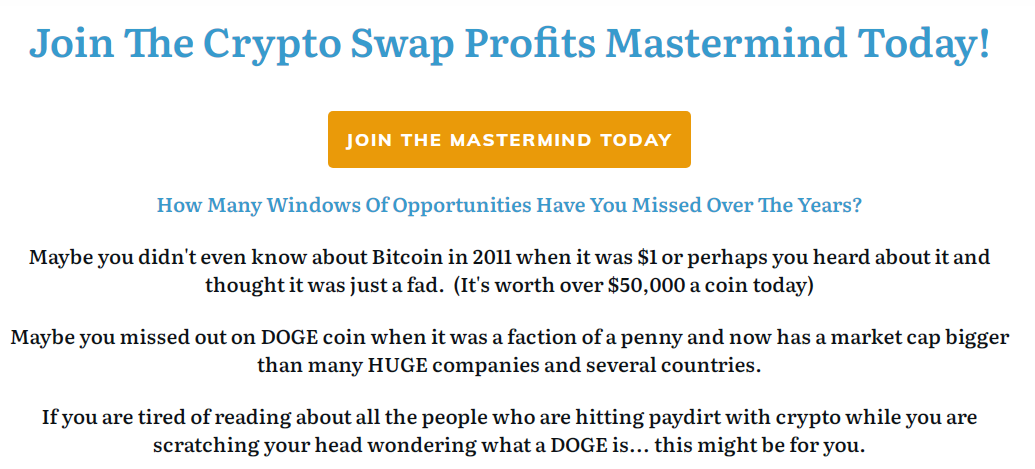 Crypto Swap Profits Mastermind free download