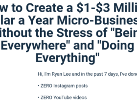 Ryan Lee Micro Business Workshop free download