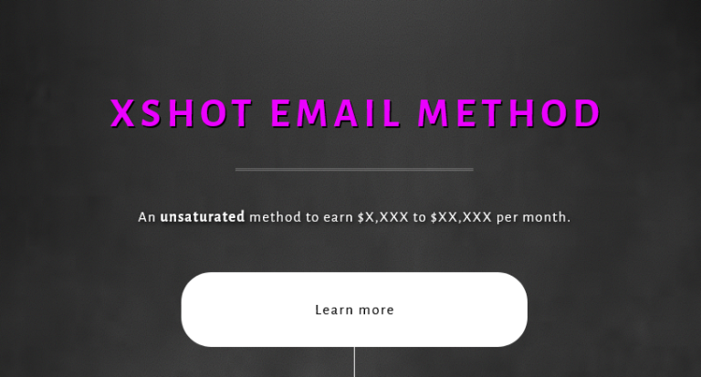xShot Email Method Course Free Free Download