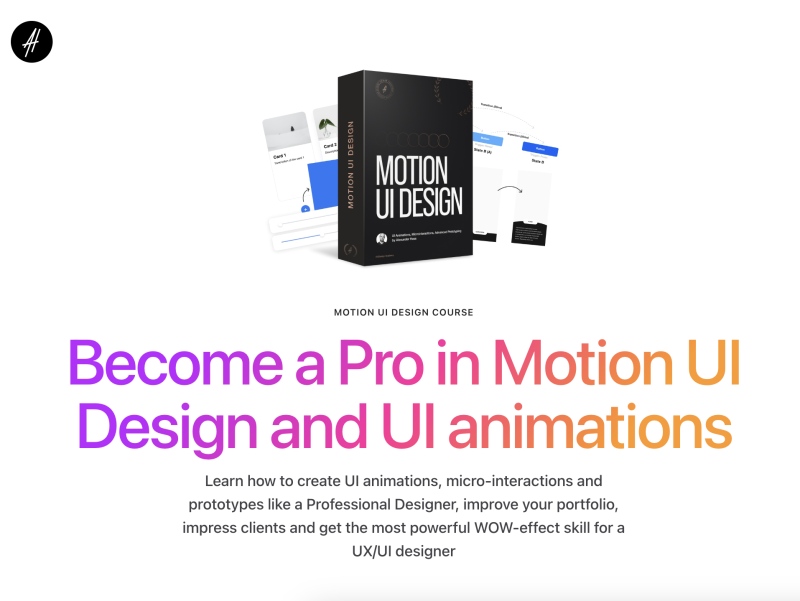 Alexander Hess – Motion UI Design · Gold Download