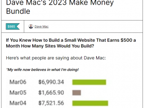 Dave Mac’s 2023 Make Money Bundle Download
