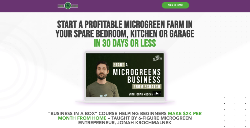 Freedom Farmers – Start A Microgreens Business From Scratch Download