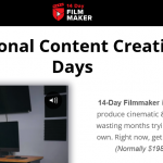 Paul Xavier – 14 Day Filmmaker – Learn Pro Content Creation In Just 14 Days Download