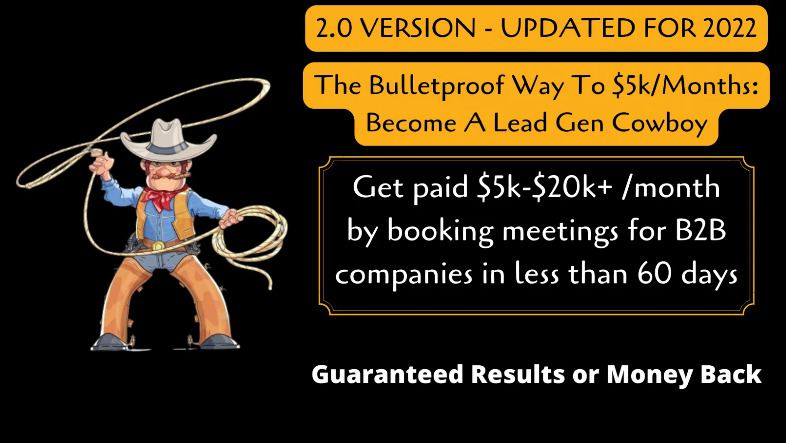 The Bulletproof Way To $5k/Months In 2022: Become A Lead Gen Cowboy Download