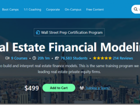 Wall Street Prep – Real Estate Financial Modeling Download